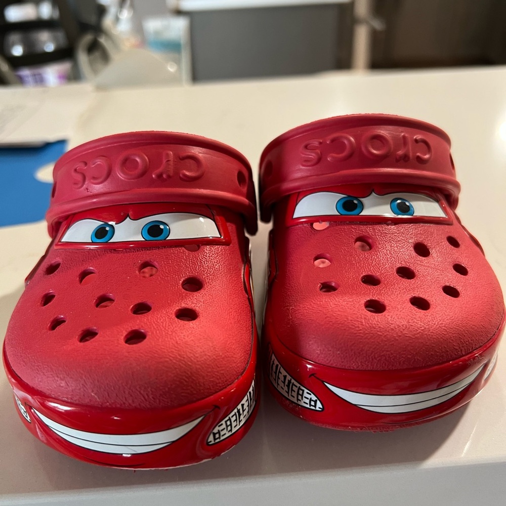 CROCS Kids Red Cartoon Clogs